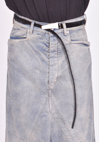 RICK OWENS MEN TRUNK BELT BLACK FW25 | DOSHABURI Online Shop