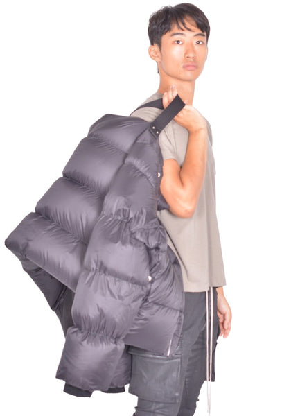 RICK OWENS MEN TURTLE DOWN JACKET BLACK FW26 | DOSHABURI Shop
