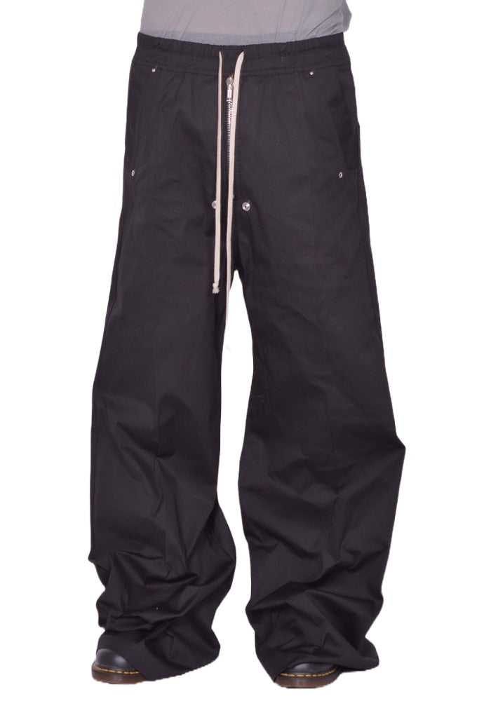 DOSHABURI通販｜RICK OWENS MEN WIDE BELA PANTS BLACK FW25