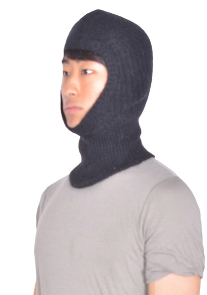 RICK OWENS PORTERVILLE SKULL BALACLAVA BLACK FW26 | DOSHABURI Shop