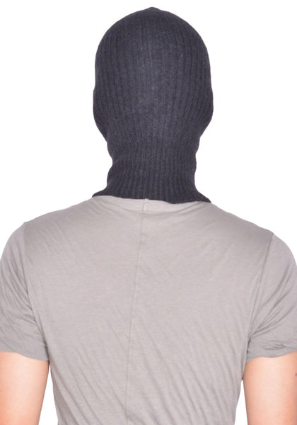 RICK OWENS PORTERVILLE SKULL BALACLAVA BLACK FW26 | DOSHABURI Shop