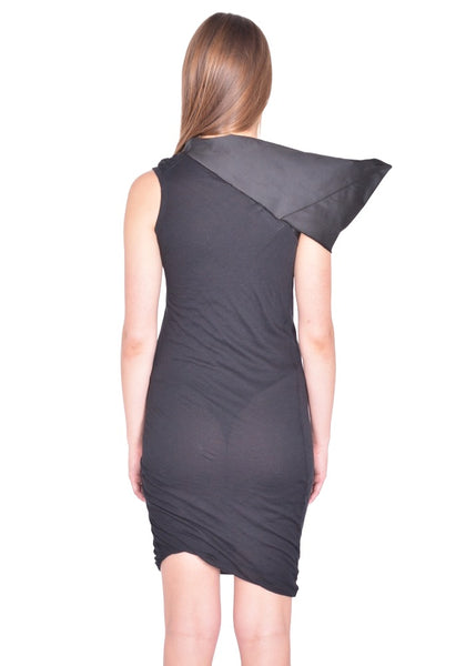 RICK OWENS RELEASE DRESS BLACK SS26 | DOSHABURI Online Shop
