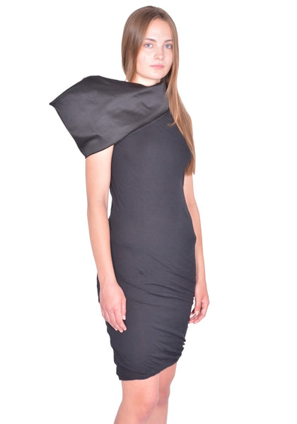 RICK OWENS RELEASE DRESS BLACK SS26 | DOSHABURI Online Shop