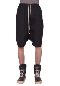 DOSHABURI通販｜RICK OWENS RICK'S PODS SHORTS BLACK SS26