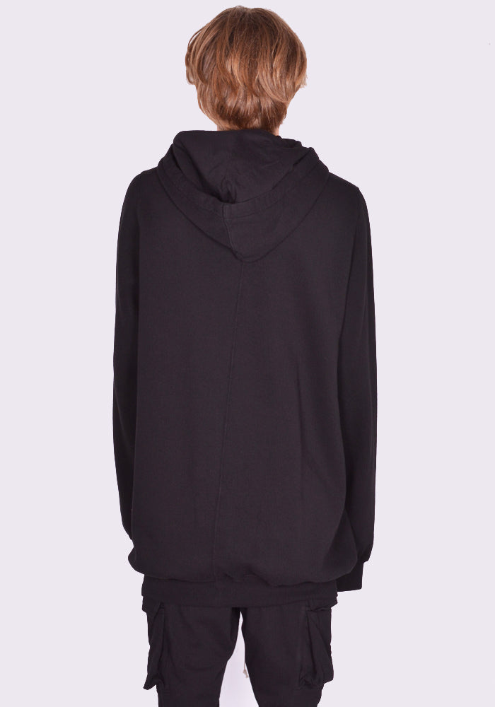 リック・オウエンス通販｜ RICK OWENS MEN SWEAT HOODIE BLACK FW24