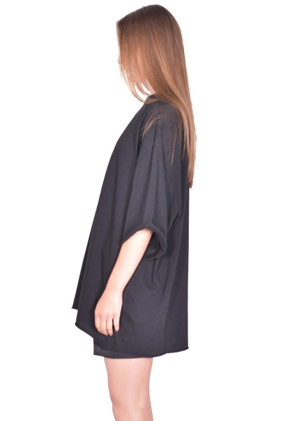 RICK OWENS TOMMY T-SHIRT BLACK SS26 | DOSHABURI Online Shop