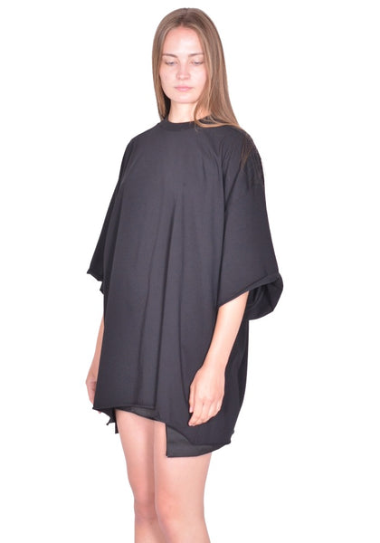 RICK OWENS TOMMY T-SHIRT BLACK SS26 | DOSHABURI Online Shop