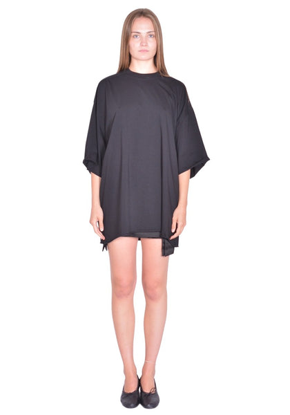 RICK OWENS TOMMY T-SHIRT BLACK SS26 | DOSHABURI Online Shop