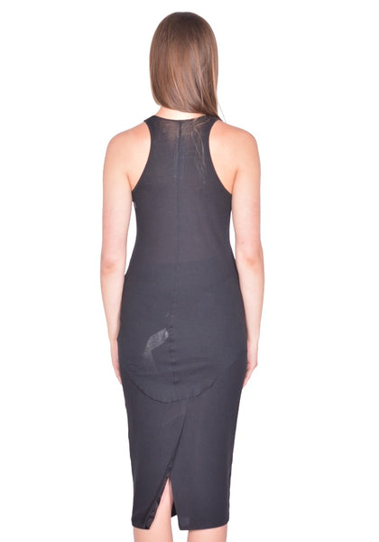 RICK OWENS WOMEN BASIC TANKTOP BLACK SS26 | DOSHABURI Shop