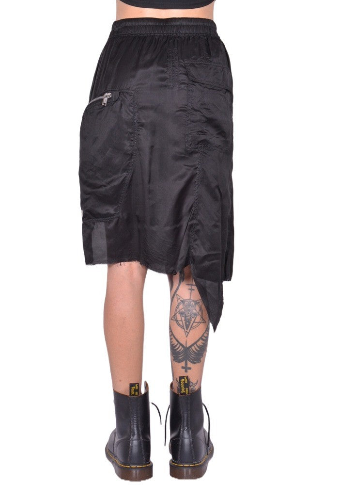 DOSHABURI通販｜RICK OWENS WOMEN DRACCA SKIRT BLACK FW25｜DOSHABURI