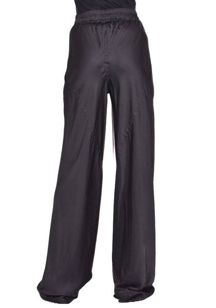 RICK OWENS WOMEN DRAWSTRING BIAS PANTS BLACK FW25 | DOSHABURI Shop