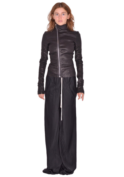 RICK OWENS WOMEN GARY LEATHER JACKET FW25 | DOSHABURI Online Shop