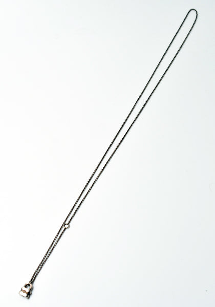 WERKSTATT:MÜNCHEN M7470 CHAIN MINI NECKLACE LOCK SILVER | DOSHABURI Online Shop