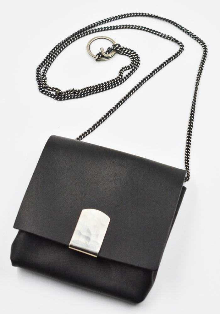 WERKSTATT MÜNCHEN M9081 PURSE CHAIN HAMMERED BLACK | DOSHABURI Shop