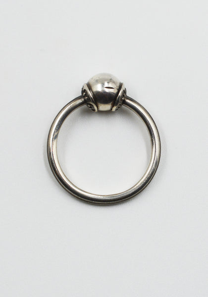 WERKSTATT MÜNCHEN M1711 RING SYMBOL PEARL SILVER | DOSHABURI Shop