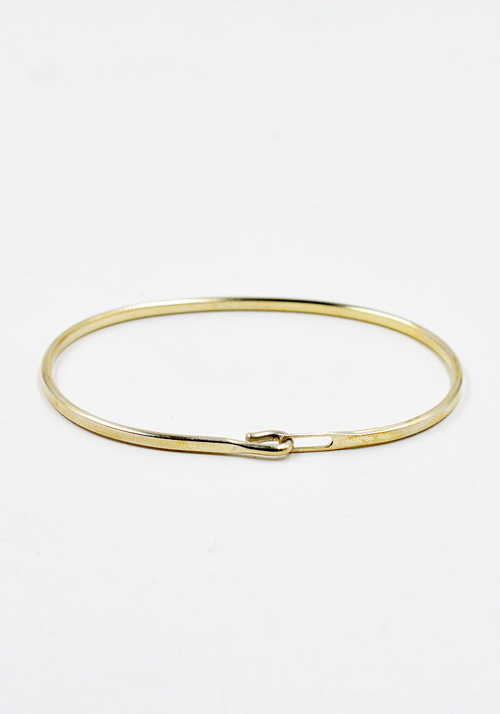 WERKSTATT:MÜNCHEN M2640 SILVER BANGLE HOOK PLAIN | DOSHABURI Shop