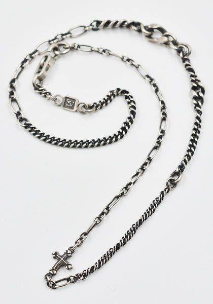 WERKSTATT:MÜNCHEN M3851 FAITH LOVE HOPE CHOKER NECKLACE SILVER | DOSHABURI Shop