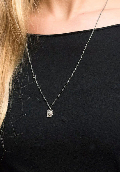 WERKSTATT MÜNCHEN M7450 CHAIN MINI NECKLACE TWO TAGS | DOSHABURI Shop