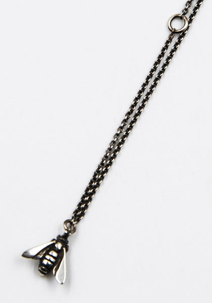 WERKSTATT:MÜNCHEN M7492 CHAIN MINI NECKLACE BEE SILVER | DOSHABURI Shop