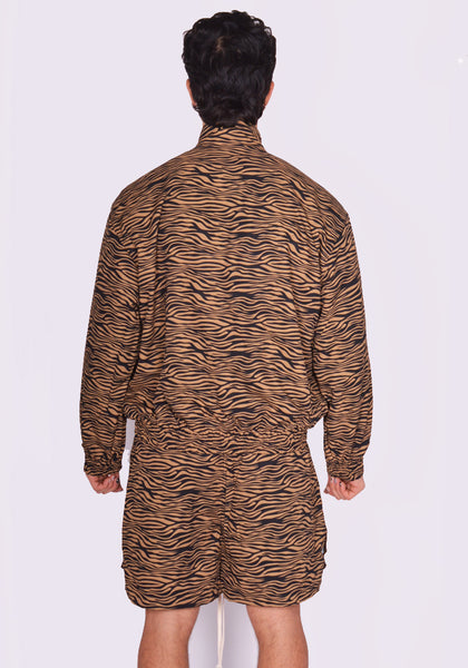 YUIKI SHIMOJI TIGER STRIPES JACKET | DOSHABURI Online Shop