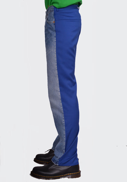 BLESS N°77 3092 JEANSFRONT PANTS BLUE/BRIGHTBLUE SS24 | DOSHABURI Online Shop