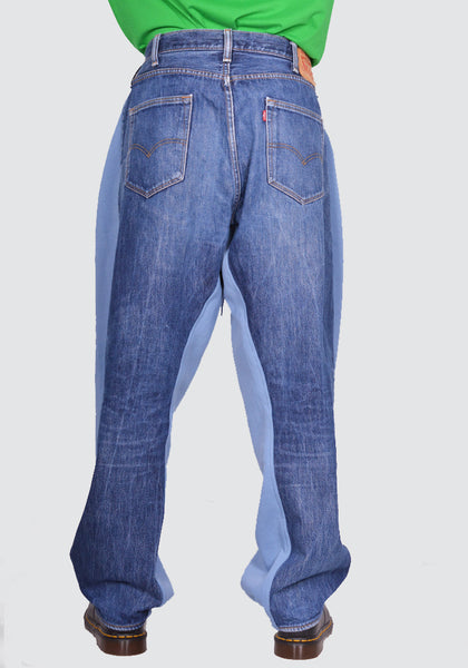 BLESS N° 77 3099PL OVER JOGGING JEANS DOVEBLUE/DARKBLUE SS24 | DOSHABURI Online Shop