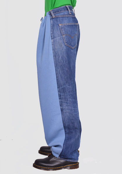 BLESS N° 77 3099PL OVER JOGGING JEANS DOVEBLUE/DARKBLUE SS24 | DOSHABURI Online Shop