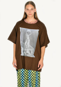 BERNHARD WILLHELM A23_C101+P2 RS0100T-SHIRT UNISEX BROWN(New season FW23)