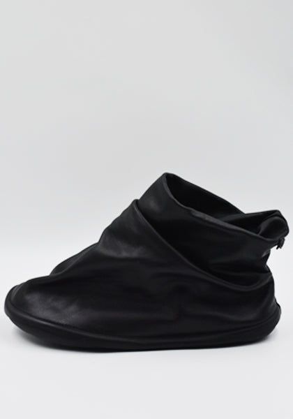 CAMPER x ISSEY MIYAKE K300539-001  PEU FROM LEATHER ANKLE BOOTS BLACK (New Season FW25)