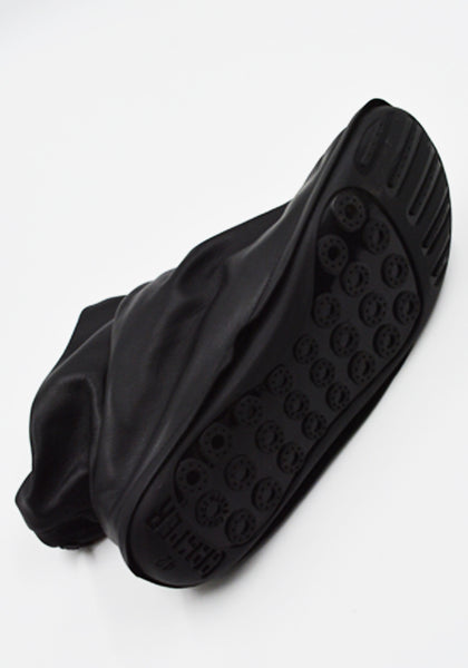 CAMPER x ISSEY MIYAKE K300539-001  PEU FROM LEATHER ANKLE BOOTS BLACK (New Season FW25)