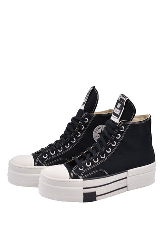 RICK OWENS DRKSHDW x CONVERSE DC02CX954 A04R1 DBL DRKSTAR HI SNEAKERS BLACK