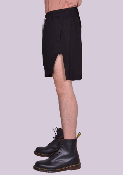 RICK OWENS DRKSHDW DU01D1367 RN PHLEG BOXER SHORTS BLACK SS24 | DOSHABURI Online Shop