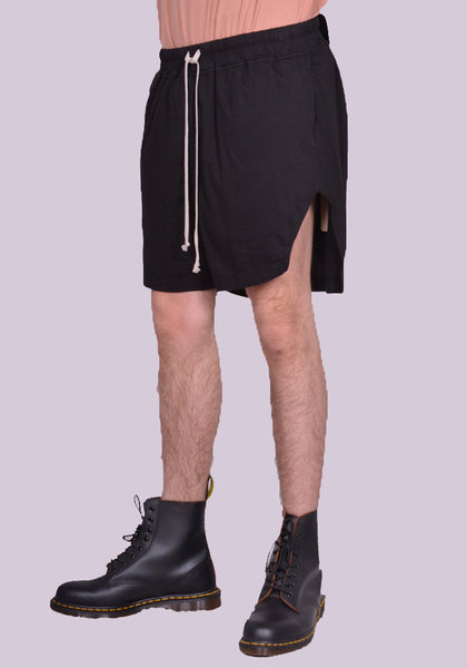 RICK OWENS DRKSHDW DU01D1367 RN PHLEG BOXER SHORTS BLACK SS24 | DOSHABURI Online Shop