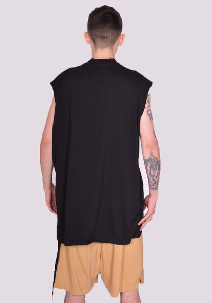 RICK OWENS DRKSHDW DU01D1158 RN 09 TARP T-SHIRT BLACK SS24 | DOSHABURI Online Shop