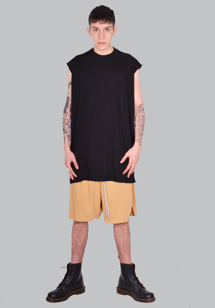 RICK OWENS DRKSHDW DU01D1158 RN 09 TARP T-SHIRT BLACK SS24 | DOSHABURI Online Shop