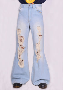 EGONLAB. DN006A ATOMIC DENIM PANTS LIGHT BLUE SS24 | DOSHABURI Shop