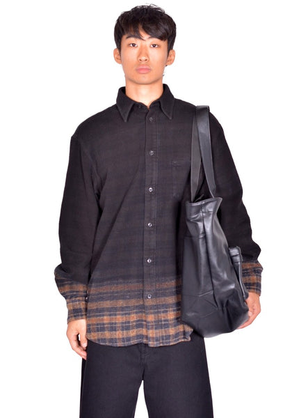 EGONLAB x EASTPAK EK0A5BOMF0M1001 EGON TOTE L FAUX LEATHER BLACK (New Season FW26)