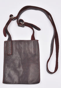 GUIDI FT2 SOFT HORSE FULL GRAIN FLAT CROSSBODY BAG BROWN | DOSHABURI Online Shop