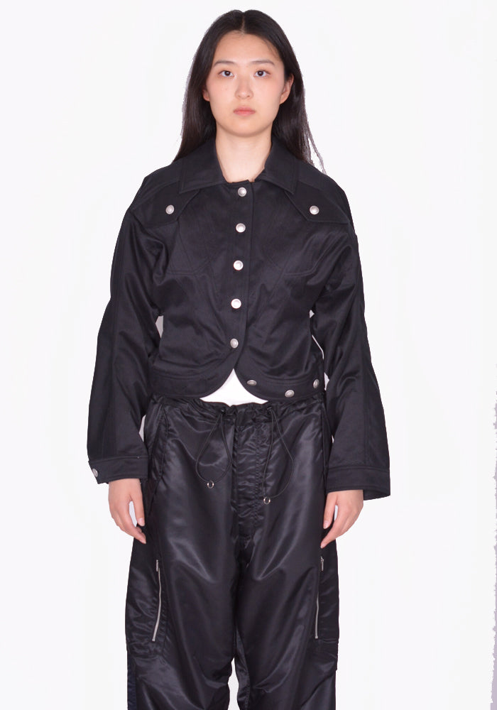 キコ・コスタディノフ通販| APOLLINAIRE CROPPED JACKET BLACK キコ・コスタディノフ通販| APOLLINAIRE CROPPED JACKET BLACK