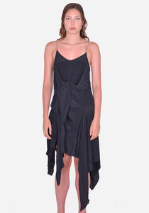 KIKO KOSTADINOV WOMEN KKWSS24D02-24 JOGAKBO DRESS CROW BLACK SS24 | DOSHABURI Online Shop