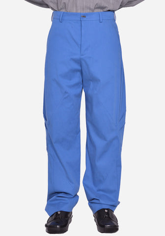 KIKO KOSTADINOV MEN KKSS24T07-25 MELSAS DARTED TROUSER AZURE BLUE (New Season SS24)