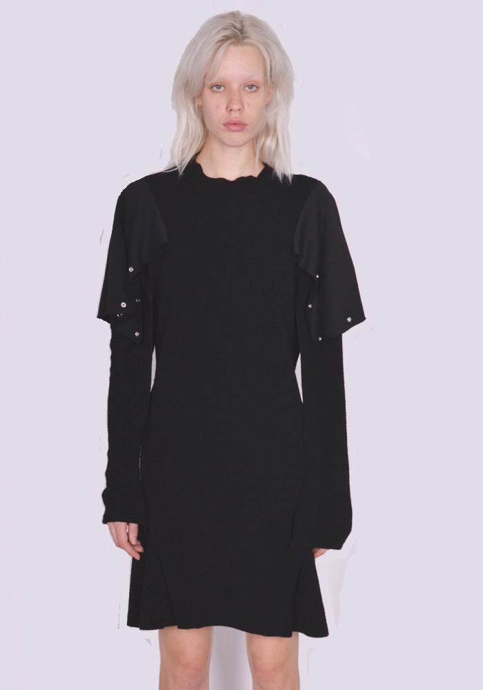 KIKO KOSTADINOV WOMEN KKWAW23D07-26 HORSEBOW DRESS OIL BLACK FW23 | DOSHABURI Online Shop