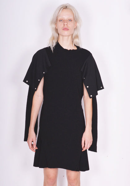 KIKO KOSTADINOV WOMEN KKWAW23D07-26 HORSEBOW DRESS OIL BLACK FW23 | DOSHABURI Online Shop