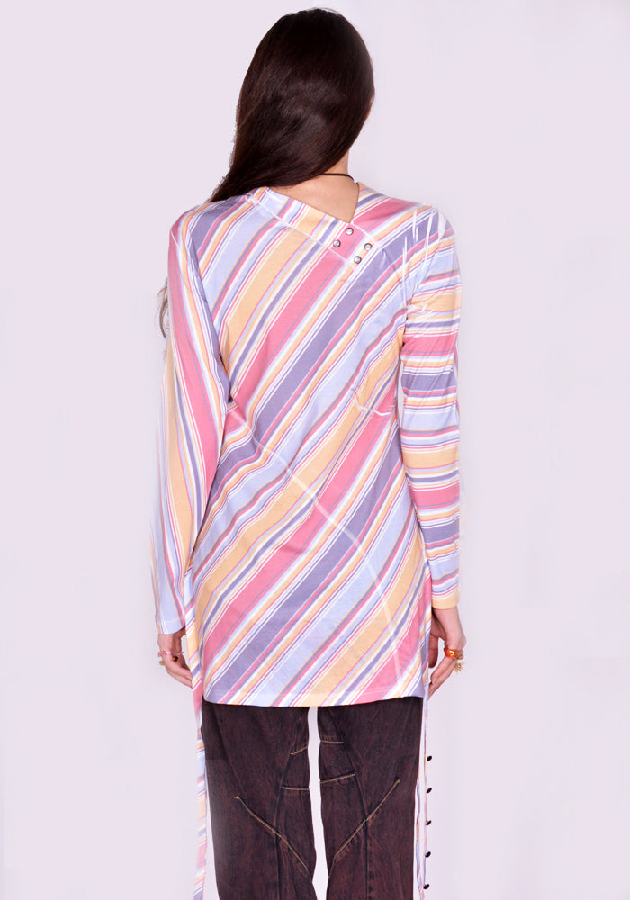 キコ・コスタディノフ通販 | HENLEY T-SHIRT MULTI STRIPE FW24