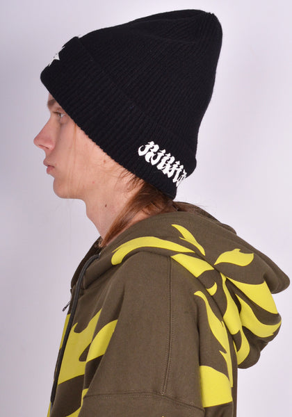 KUSIKOHC RIGHT TO FAIL BEANIE BLACK FW24 | DOSHABURI Online Shop