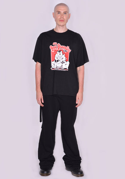 CHARLES JEFFREY LOVERBOY GRAPHIC SHORT SLEEVE T-SHIRT BLACK 50%OFF  | DOSHABURI Shop