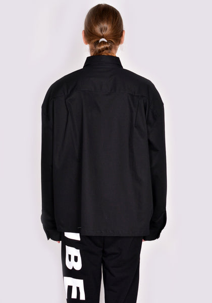 LIBERAL YOUTH MINISTRY LYM04B001 MINISTERE PRINT SHIRT BLACK FW23 | DOSHABURI Online Shop