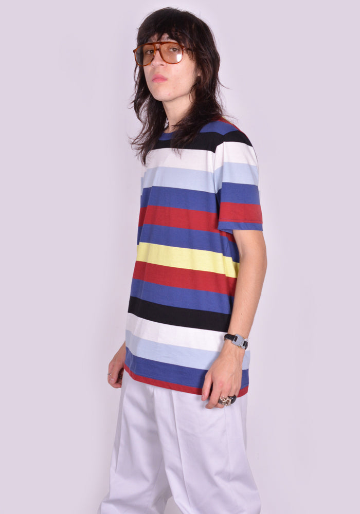 マルニ通販｜MARNI STRIPE T-SHIRT BLUE/L.BLUE/BLACK/WHITE/RED FW23 