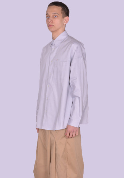 MARNI CUMU0061S0 UTC084 00N03 COTTON LONG SLEEVE SHIRT ICE SS23 | DOSHABURI Online Shop