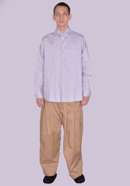 MARNI CUMU0061S0 UTC084 00N03 COTTON LONG SLEEVE SHIRT ICE SS23 | DOSHABURI Online Shop